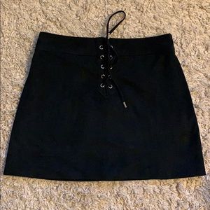 Abercrombie & Fitch Faux Suede Skirt
